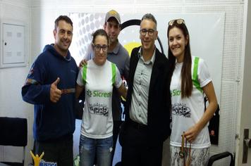 Atleta arvorezinhense Jéssica Fachini, representa o Município por todo o Estado.