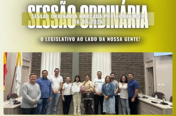 Câmara de Vereadores de Arvorezinha realiza Sessão Ordinária com aprovação de todas as matérias e homenagem à jovem destaque no ciclismo