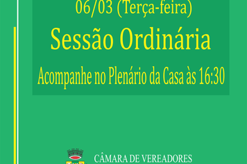 Sessão Ordinária 06-03-2018