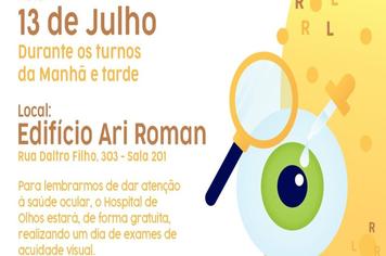 Léo e Lions de Clube de Arvorezinha realizam ação em parceria com o Hospital de Olhos