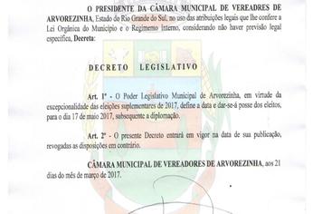 Decreto Legislativo 002 de 21 de março de 2017