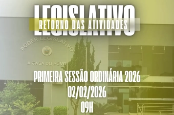 Câmara de Vereadores de Arvorezinha realiza a primeira Sessão Ordinária de 2026