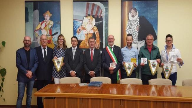 Presidente do Legislativo Municipal participou hoje da assinatura do Gemellaggio na Itália