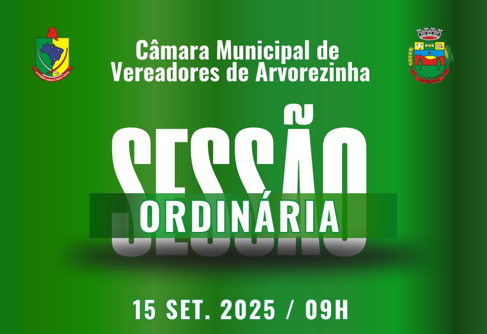 Sessão Ordinária – 15 de setembro de 2025