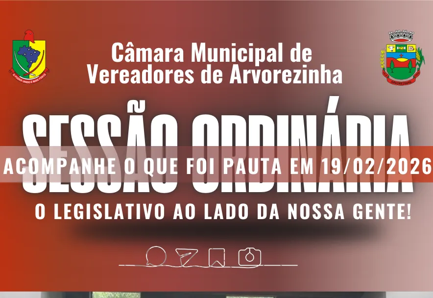 Câmara de Vereadores aprova todas as matérias da Ordem do Dia em Sessão Ordinária