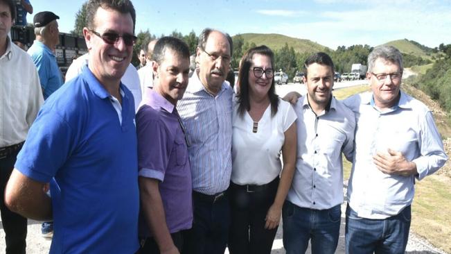 Governador José Ivo Sartori visita a Ponte do Taipa