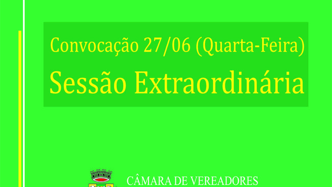 Sessão Extraordinária
