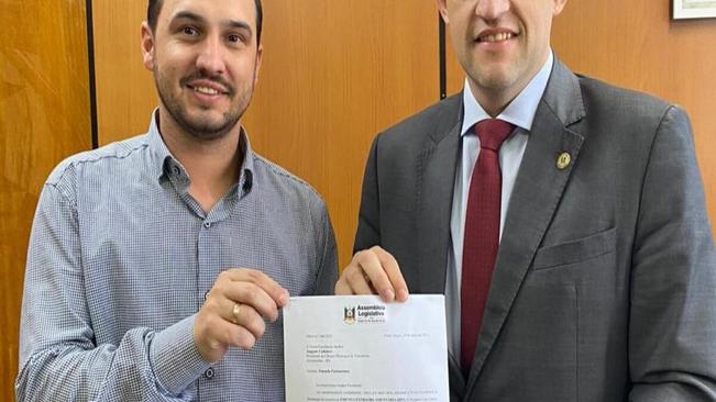 PRESIDENTE DO LEGISLATIVO CONQUISTA IMPORTANTE EMENDA PARA PAVIMENTAÇÃO DE VIAS RURAIS DO MUNICÍPIO