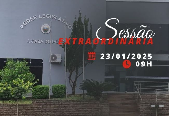 LEGISLATIVO REALIZARÁ A PRIMEIRA SESSÃO DE 2025