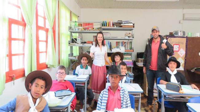 Vereador visita escolas